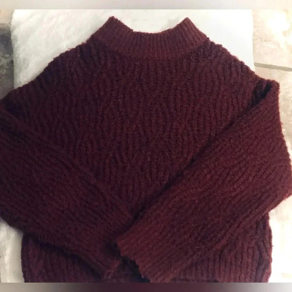 Chelsea & Violet Girls Knit Turtleneck Pullover Sweater Size XL color Plum - Picture 2 of 5